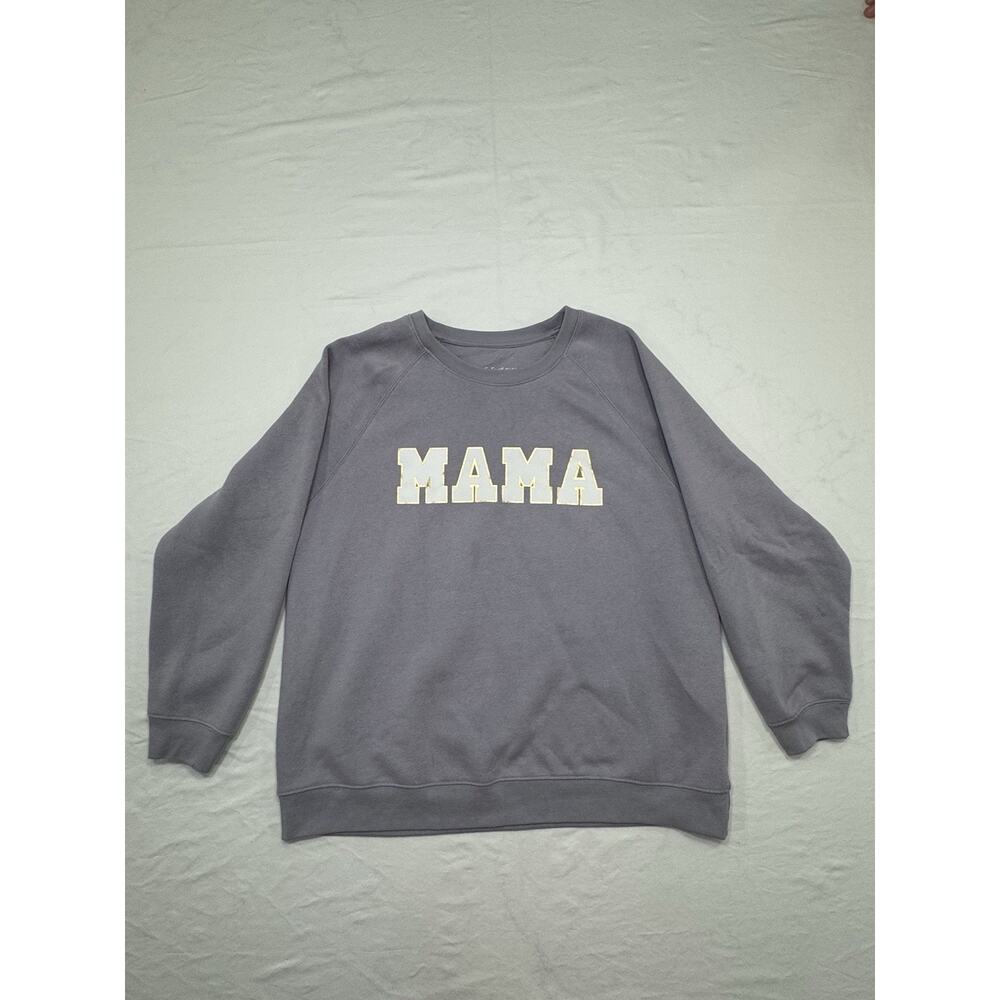 State of Mine Women's "Mama" Printed Logo‎ Sweatshirt Size L